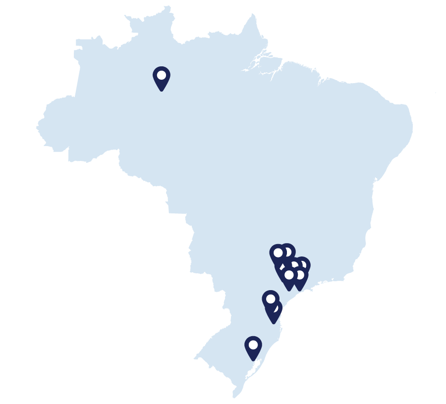mapa delegaciones dsv brasil